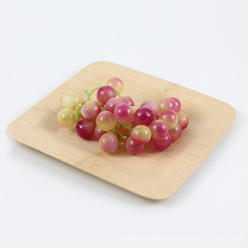 Eco Friendly Bamboo Dinner Biodegradable Plates Reusable With High Quality